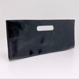 LAZARO‎ Black Smooth Leather
Clutch Handbag
